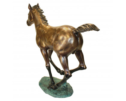 Toscano - Galloping Horse Foal Garden Statue