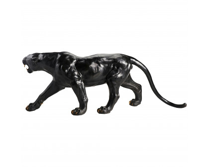 Toscano - Panther Predator Black Jaguar Garden Statue