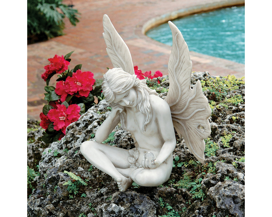 Toscano - The Secret Garden Fairies Gazing Fairy Statue