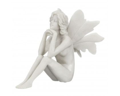 Toscano - The Secret Garden Fairies Pondering Fairy Statue