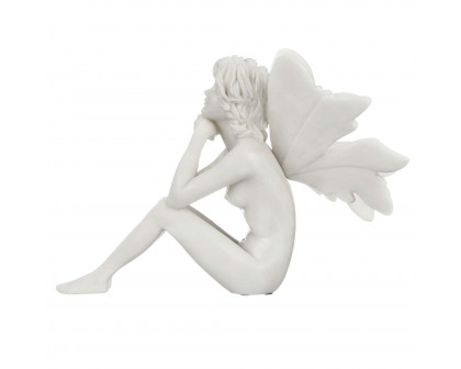 Toscano - The Secret Garden Fairies Pondering Fairy Statue