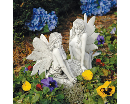 Toscano The Enchanted Garden Fairies Sculpture - Marilee