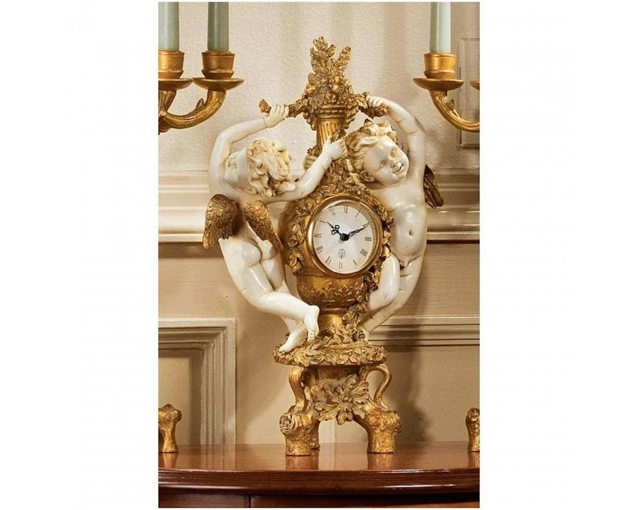 Toscano - The Cherub Harvest Clock