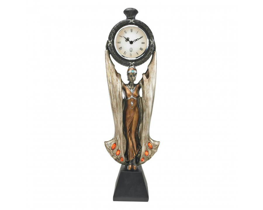 Toscano - Fortune Muse Sculptural Clock