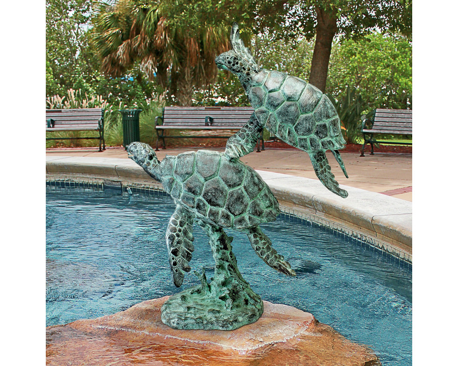 Toscano - Sea Turtles Garden Statue