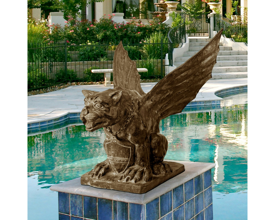 Toscano - Winged Gargoyle of Naples Garden Statue