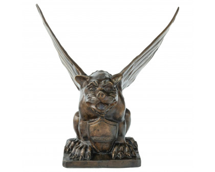 Toscano - Winged Gargoyle of Naples Garden Statue