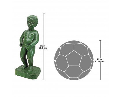 Toscano - The Peeing Boy of Brussels Garden Statue