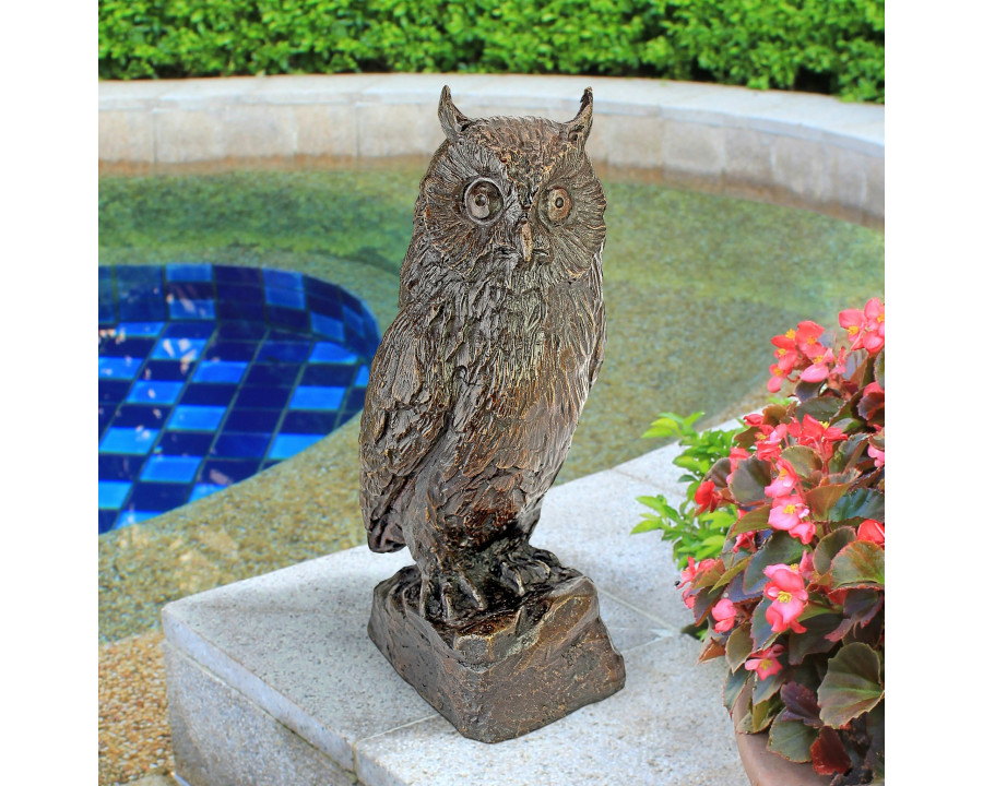 Toscano - The Wise Owl Garden Statue