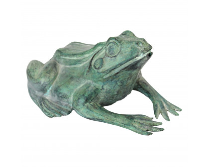 Toscano Bull Frog Small Garden Statue