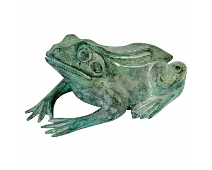 Toscano Bull Frog Small Garden Statue