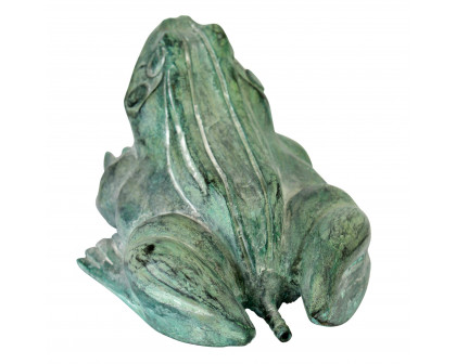 Toscano Bull Frog Small Garden Statue