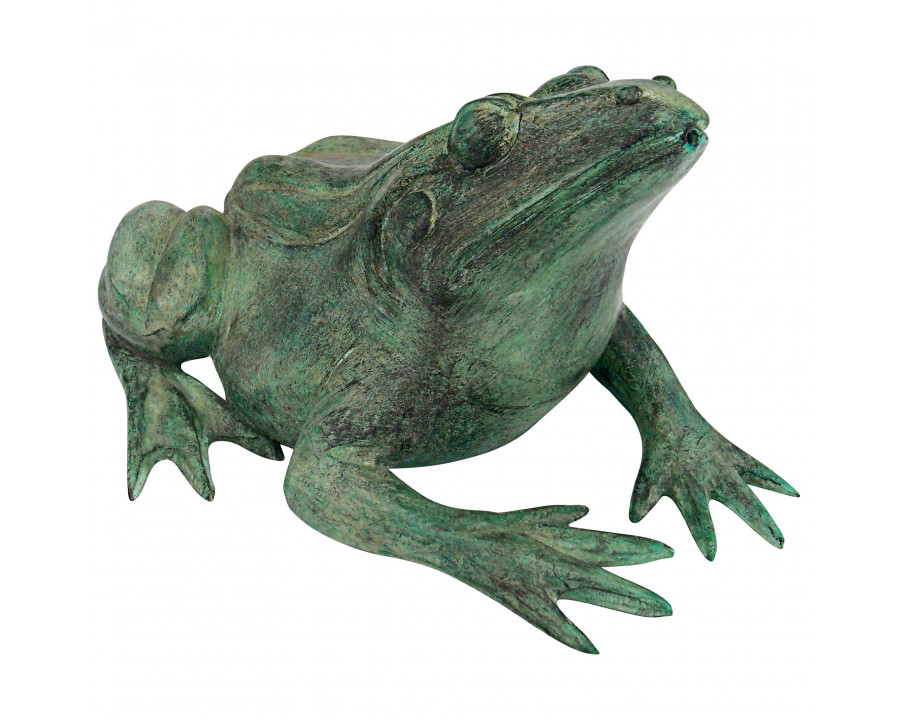 Toscano - Bull Frog Garden Statue