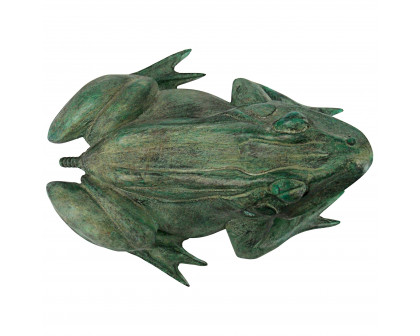 Toscano Bull Frog Medium Garden Statue