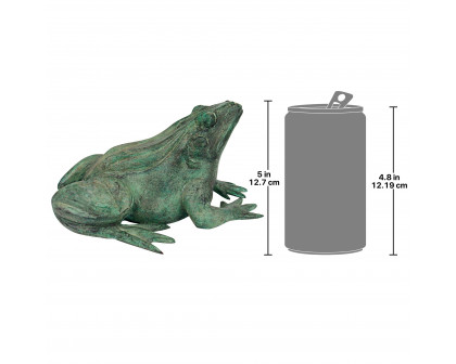 Toscano Bull Frog Medium Garden Statue