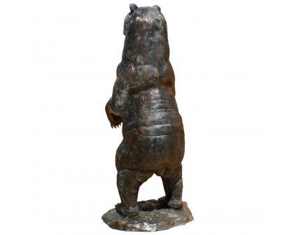 Toscano - Standing Black Bear Garden Statue