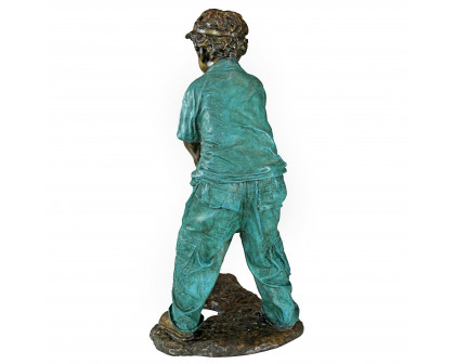 Toscano Gabe the Boy Golfer Garden Statue