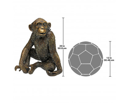 Toscano - Chatty Chimpanzee Garden Statue