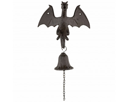 Toscano - Castle Dragon Gothic Bell in Iron