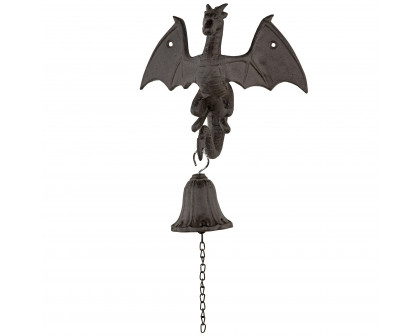 Toscano - Castle Dragon Gothic Bell in Iron