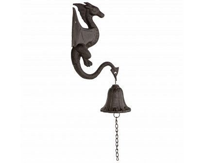 Toscano - Castle Dragon Gothic Bell in Iron