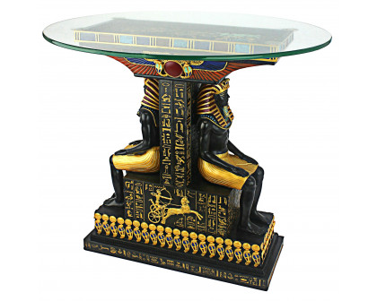 Toscano - Tut the Egyptian Pharaoh Sculptural Table in Designer Resin