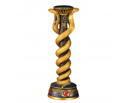 Toscano - Renenutet the Cobra Goddess Altar Candlestick