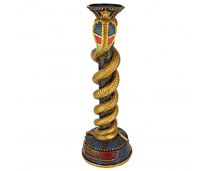 Toscano - Renenutet the Cobra Goddess Altar Candlestick