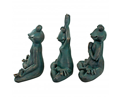 Toscano - RelaxRenew and Ribbit Zen Garden Frog Statues