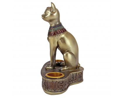 Toscano - Altar of the Goddess Bastet Candleholder