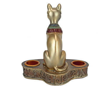 Toscano - Altar of the Goddess Bastet Candleholder