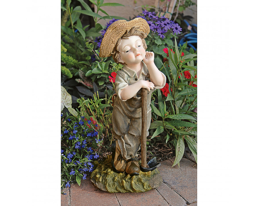 Toscano Farmer Frank Garden Statue