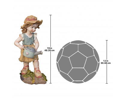 Toscano Farmer Fanny Garden Statue