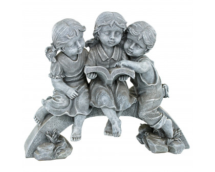 Toscano - Nature Scholars Reading Children Garden Statue