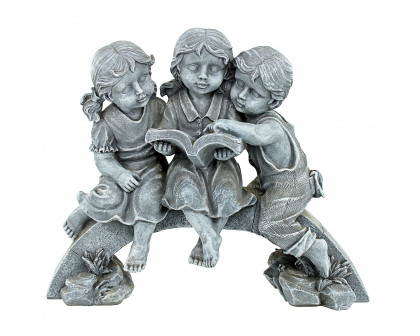 Toscano - Nature Scholars Reading Children Garden Statue