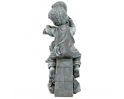 Toscano - Nature Scholars Reading Children Garden Statue