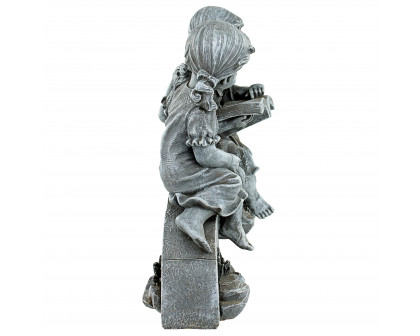 Toscano - Nature Scholars Reading Children Garden Statue