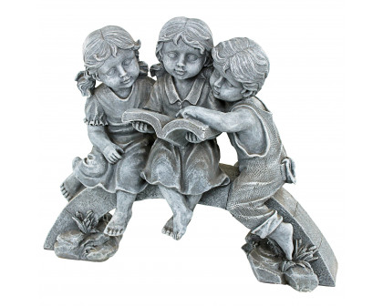 Toscano - Nature Scholars Reading Children Garden Statue