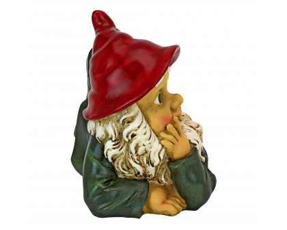 Toscano - Sun Dont Shine Mooning Naughty Garden Gnome Statue