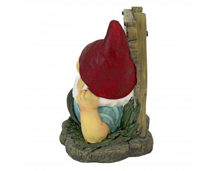 Toscano - Irving Gnomlin Resting on His Laurels Garden Gnome Statue