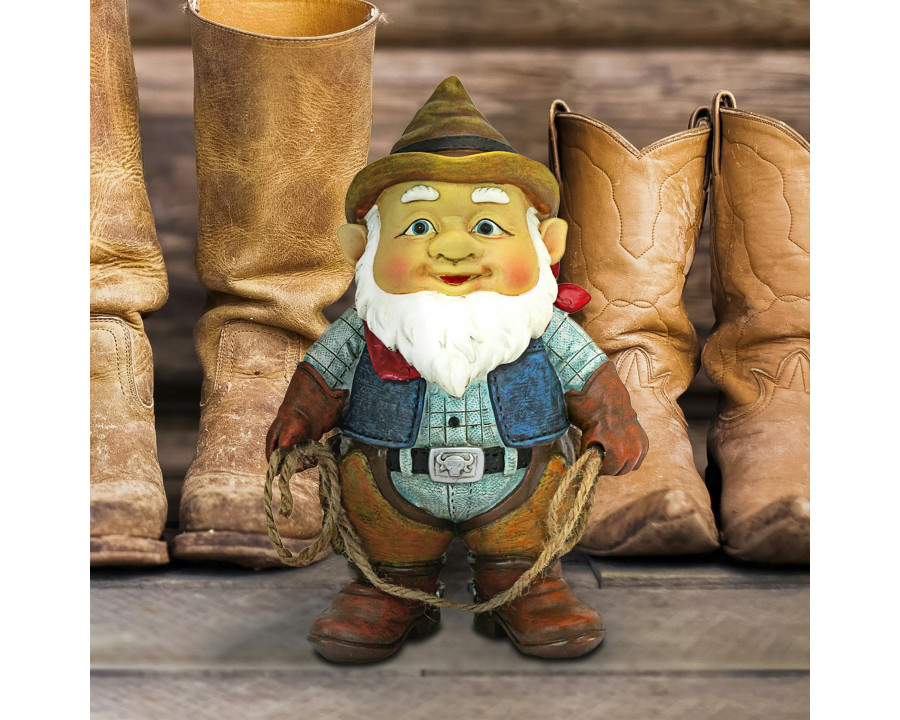 Toscano - Country Cowboy Klaus Garden Gnome Statue