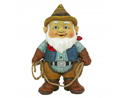 Toscano - Country Cowboy Klaus Garden Gnome Statue