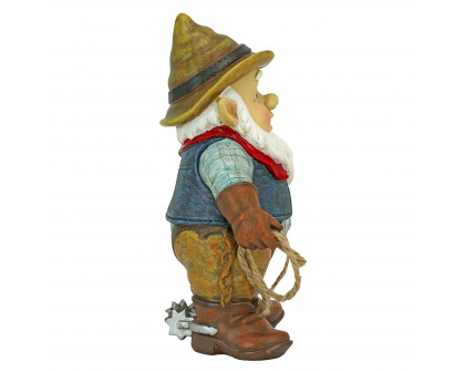 Toscano - Country Cowboy Klaus Garden Gnome Statue