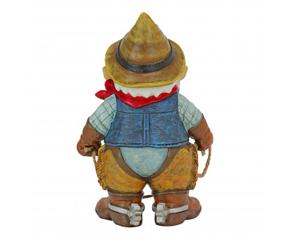 Toscano - Country Cowboy Klaus Garden Gnome Statue