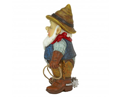 Toscano - Country Cowboy Klaus Garden Gnome Statue