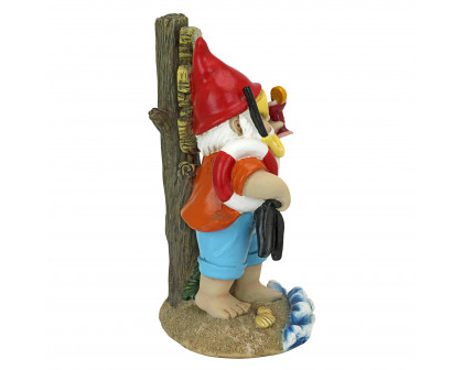 Toscano - Happy Hour Tropical Garden Gnome Statue