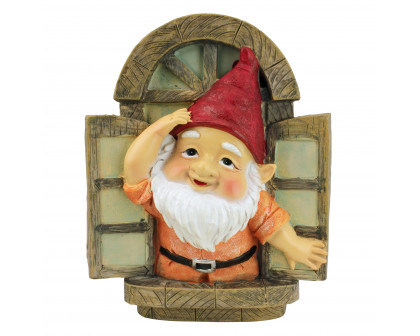 Toscano - The Knothole Gnomes Garden Welcome Tree Sculpture