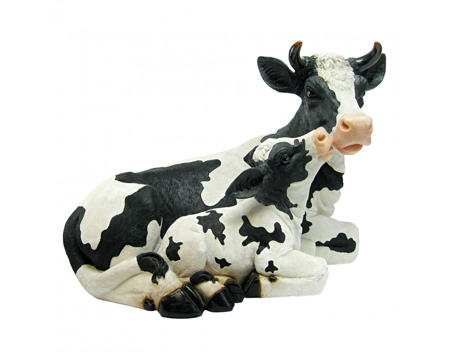 Toscano - Mother Cow and Calf Garden Statue