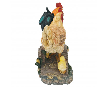 Toscano - Chickens Bridging the Roost Garden Statue