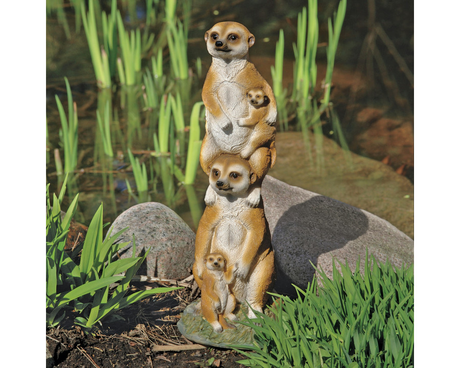 Toscano - Meerkat Generations Garden Statue